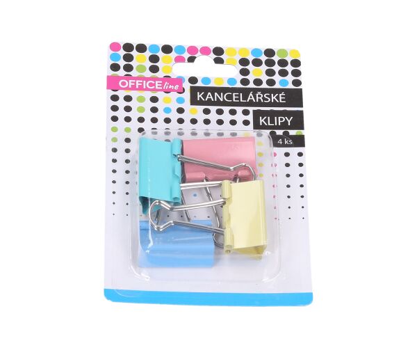 Klip kancelářský 4 ks, 32 mm