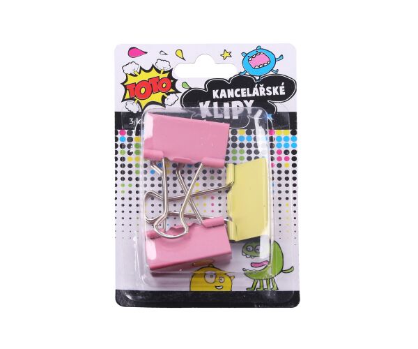 Klip kancelářský 3 ks, 41 mm