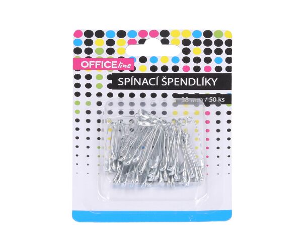 Špendlík spínací 50 ks, 30 mm