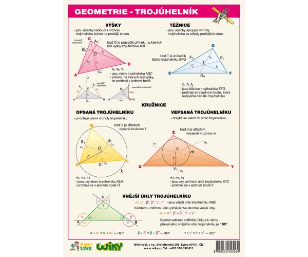 Geometrie - trojúhelník - A4