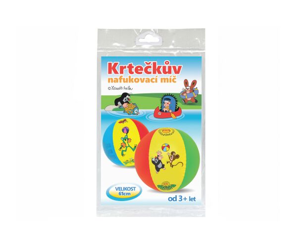 Nafukovací míč Krtek 61cm