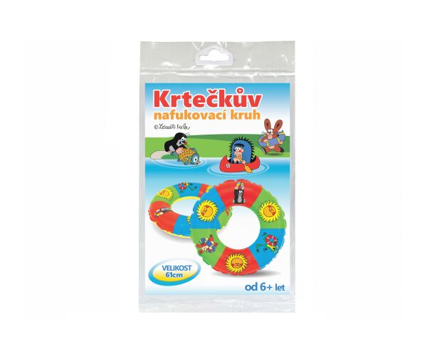 Plavací nafukovací kruh Krtek 61cm