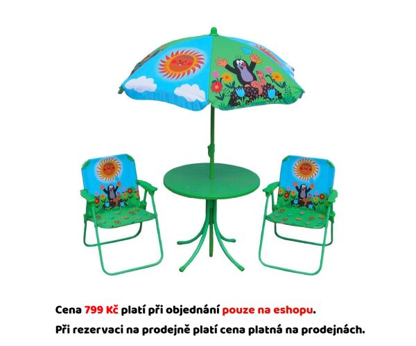 Zahradní nábytek set Krtek