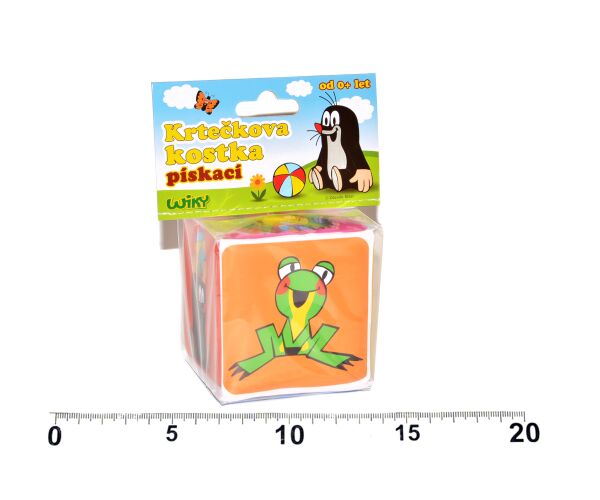 Pískací kostka - Krtek