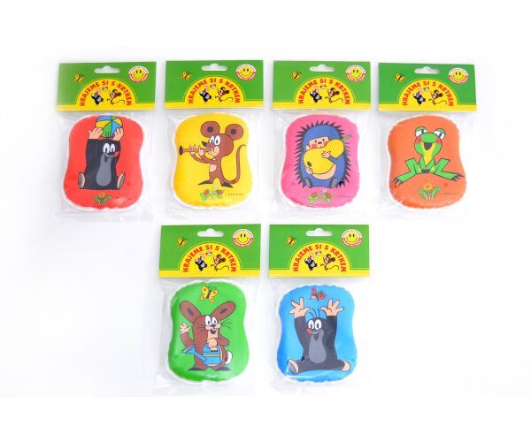 Pískací polštářek - Krtek