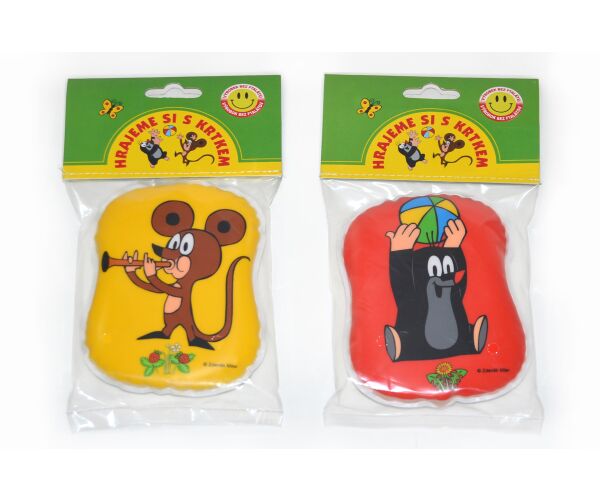 Pískací polštářek - Krtek