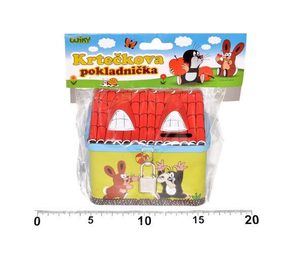 Pokladnička domeček Krtek 12x9,5x10,5 cm