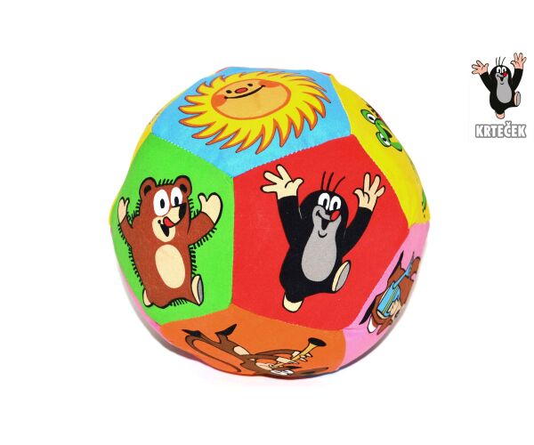 Textilní míček Krtek 15 cm