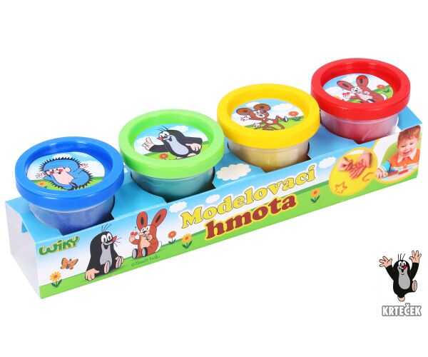 Modelína Doh Krtek 4x50 g