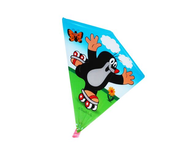 Létající drak Krtek na bruslích 68 x 73 cm