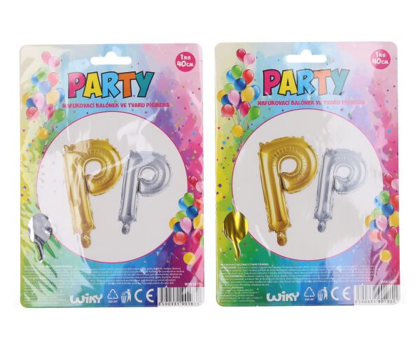 Balónek nafukovací - písmeno P