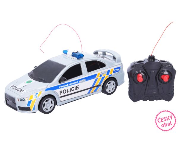 Auto RC na dálkové ovládání policie ČR 23 cm - Český obal