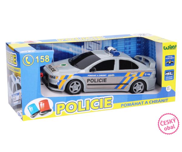 Auto RC na dálkové ovládání policie ČR 23 cm - Český obal
