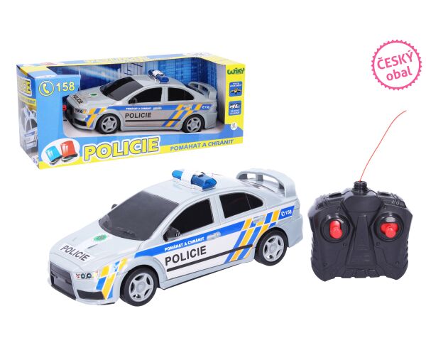 Auto RC na dálkové ovládání policie ČR 23 cm - Český obal