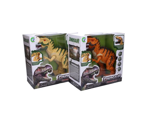 Dinosaurus chodící s efekty 50 cm