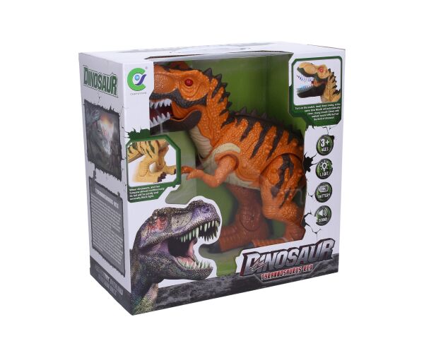 Dinosaurus chodící s efekty 50 cm