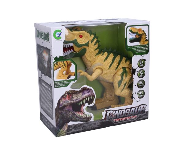 Dinosaurus chodící s efekty 50 cm