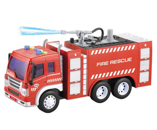 Auto hasičské s vodním dělem a efekty 27 cm