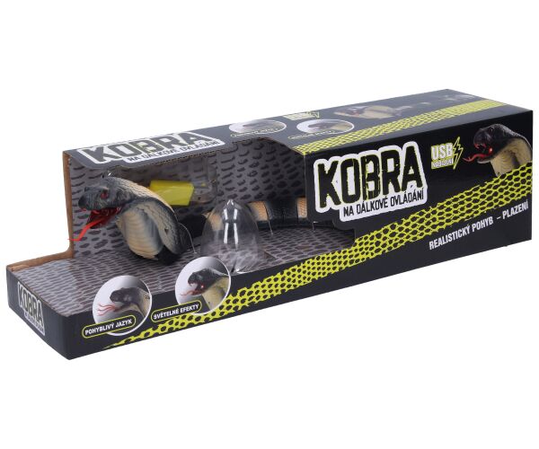 Kobra RC na dálkové ovládání 48 cm - Český obal