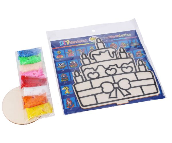 Kreativní set, obrázek + kuličková modelína