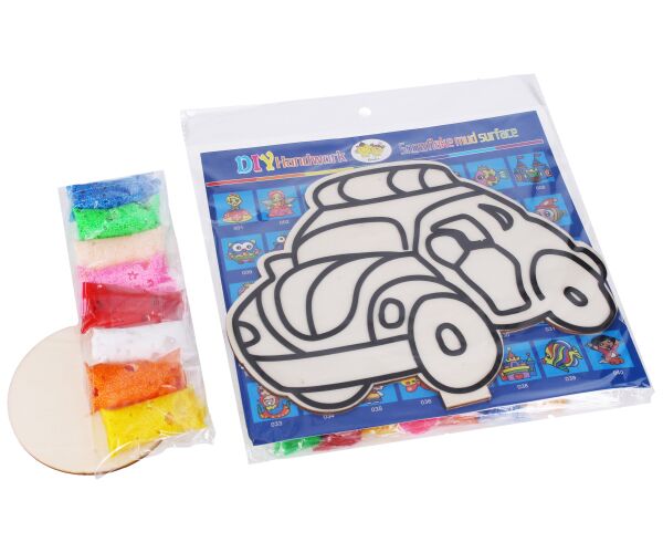 Kreativní set, obrázek + kuličková modelína