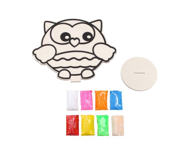 Kreativní set, obrázek + kuličková modelína