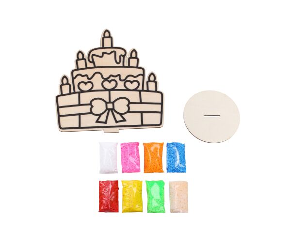 Kreativní set, obrázek + kuličková modelína