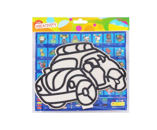 Kreativní set, obrázek + kuličková modelína