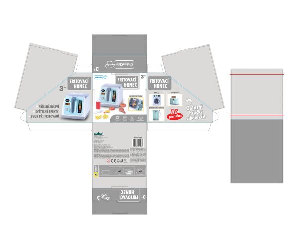 Fritovací hrnec se světelnými a zvukovými efekty - Český obal
