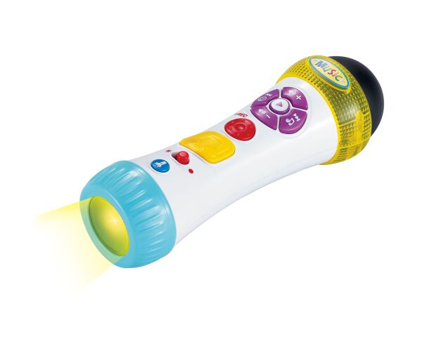 Mikrofon se světelnými efekty 20 cm