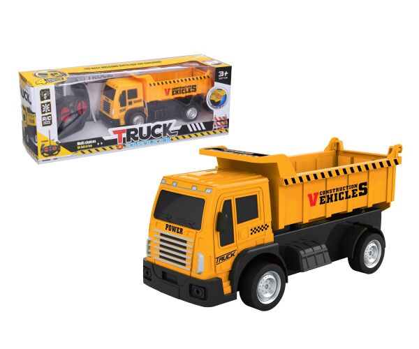 Auto stavební sklápěč RC na dálkové ovládání 19 cm