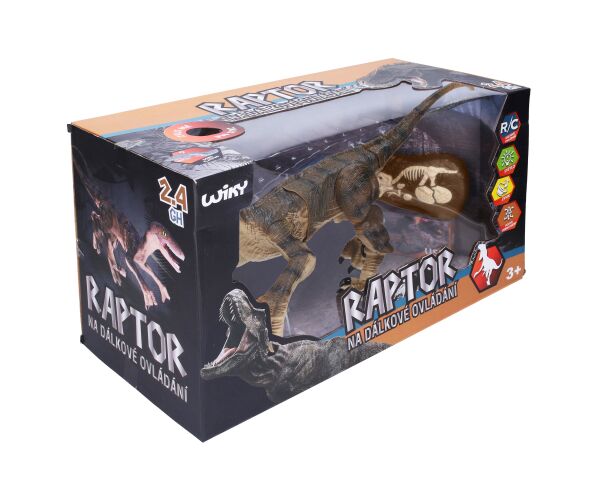 Raptor RC na dálkové ovládání hnědý 45 cm
