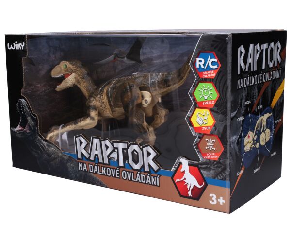 Raptor RC na dálkové ovládání hnědý 45 cm