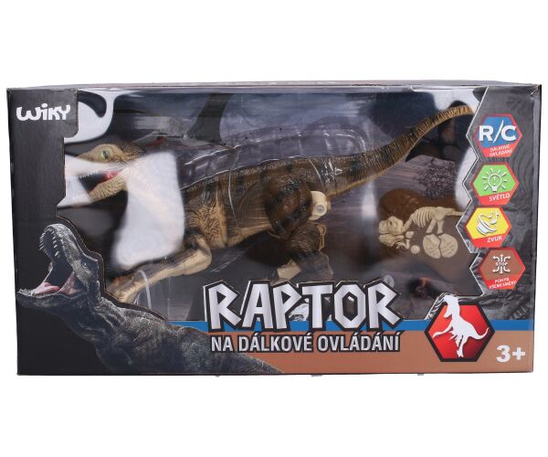 Raptor RC na dálkové ovládání hnědý 45 cm
