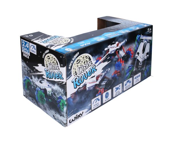 Auto Moon Rover RC na dálkové ovládání 35 cm, zelený