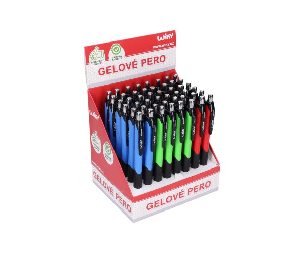 Gelové pero 0,7mm 48 ks