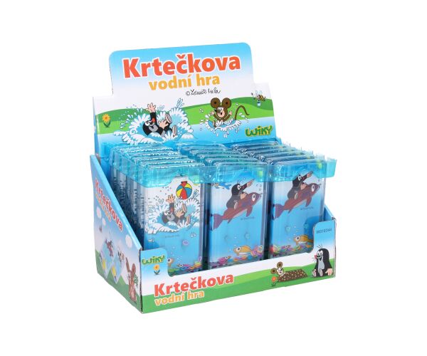 Vodní hra krtek 7 x 14 cm