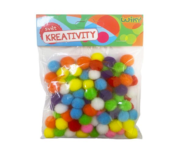 Pom pom 15mm, 100ks