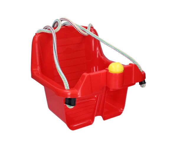 Houpačka dětská plastová červená