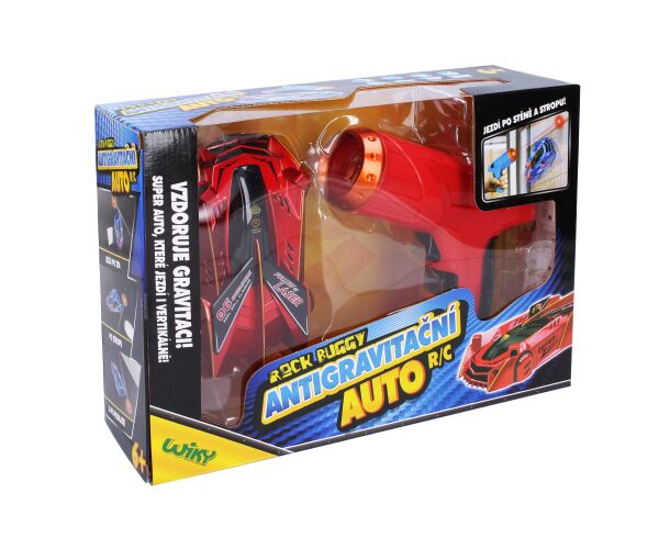 ROCK BUGGY Auto antigravitační RC s laserem 15 cm červené - Český obal