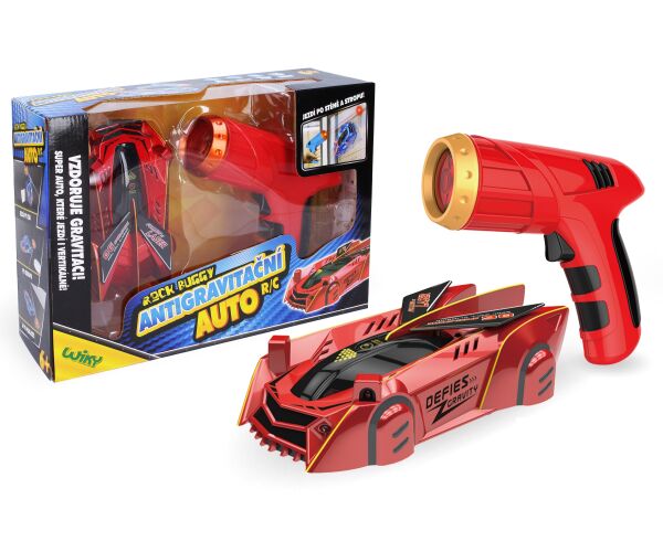 ROCK BUGGY Auto antigravitační RC s laserem 15 cm červené - Český obal