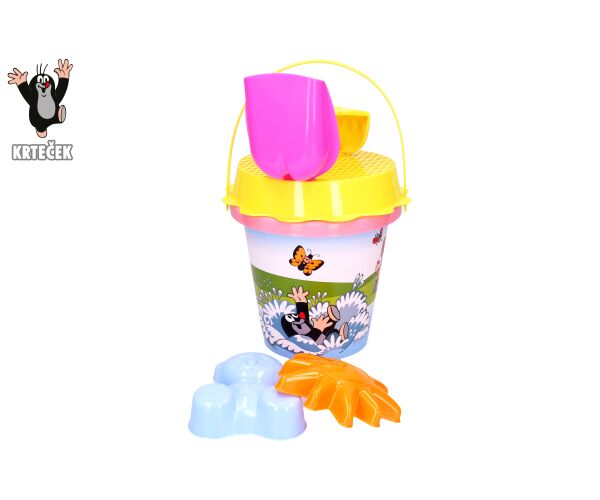 Písek sada Krtek 1,5 L růžová