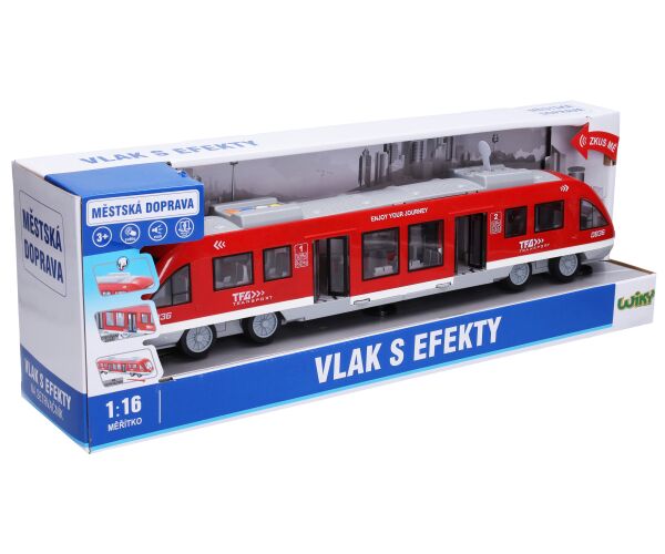 Vlak s efekty 44 cm - český obal