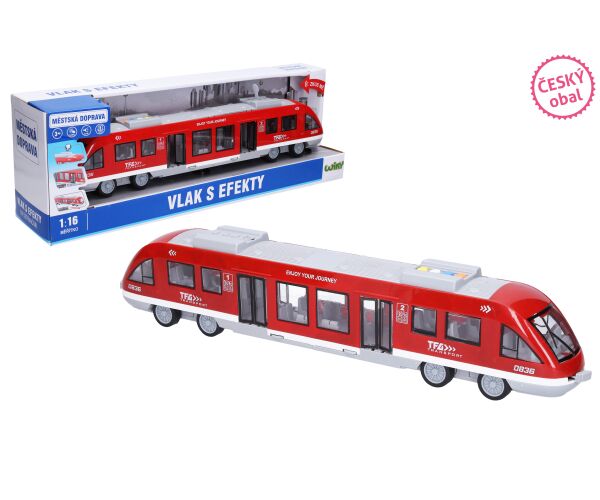 Vlak s efekty 44 cm - český obal