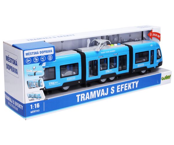 Tramvaj s efekty 44 cm - český obal