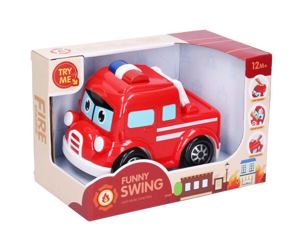 Auto hasičské s efekty 15cm