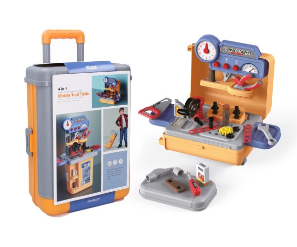 Nářadí set stolek v kufříku 49 x 24 x 64 cm
