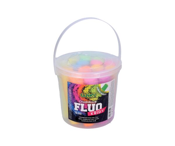 Chodníkové křídy FLUO 15ks