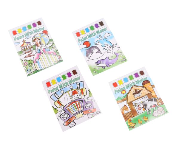 Kreativní set - 6 barev + štětec