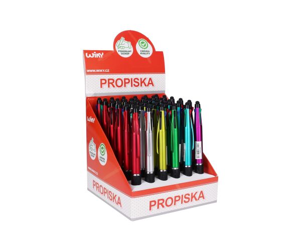 Propiska vícebarevná (4 barvy) + stylus